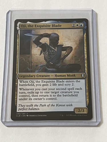 Oji Exquisite Blade 290 MTG D&D Battle for Baldurs Gate 2022 MT - 9.0 + Sin lámina - Imagen 1 de 13