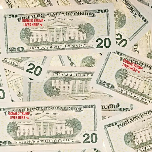 Sello Donald Trump Lives Here - Autoentintado por dinero 2024 |... - Imagen 5 de 7