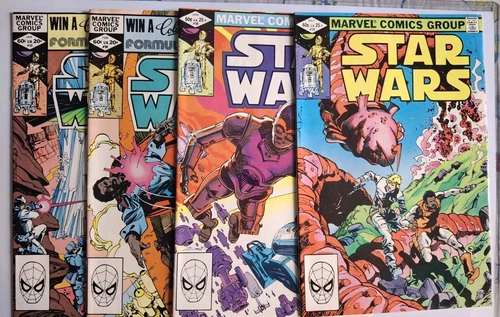 Star Wars #55, #56, #58, #59 (Marvel, 1982) VF to VF/NM ~ 4 Book Lot