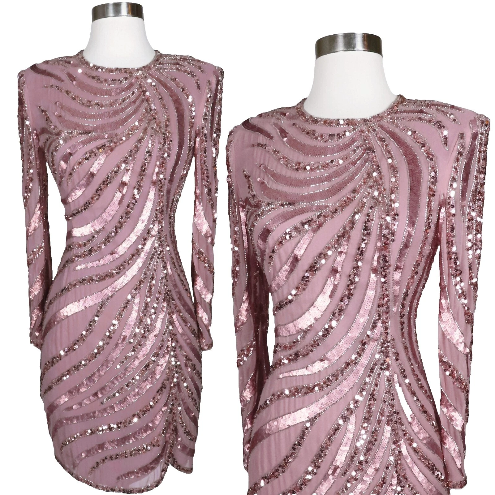 Vestidos Vintage de eveningwear Sequin vaina para Mujeres