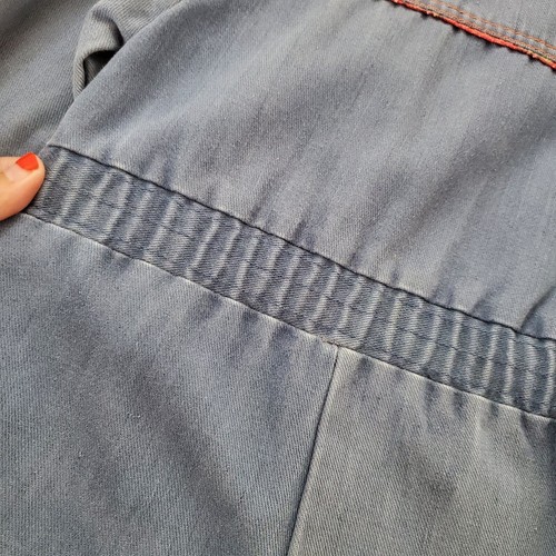 Vintage 70s Montgomery Ward Denim Utility Suit 5t - Picture 10 of 10