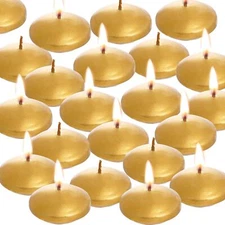 20 Pcs Floating Candles Centerpieces 1.5 Inch Unscented Floating Candles Smal...