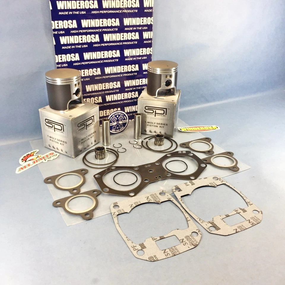 POLARIS 550 SPI PISTONS STD WINDEROSA TOP END GASKET KIT 1999-2003 99-03 2000 00 - Image 4 of 4