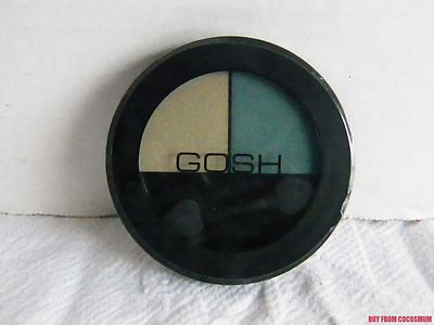 New Sealed Gosh Matt Duo Eye Shadow ~ 05 GREEN ZONE Eyeshadow 2 Shades in 1 pot