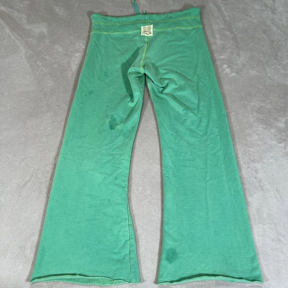 Pantalones deportivos Miami Hurricanes marca retro bóveda universitaria cordones verdes para mujer M Foto 2 de 4