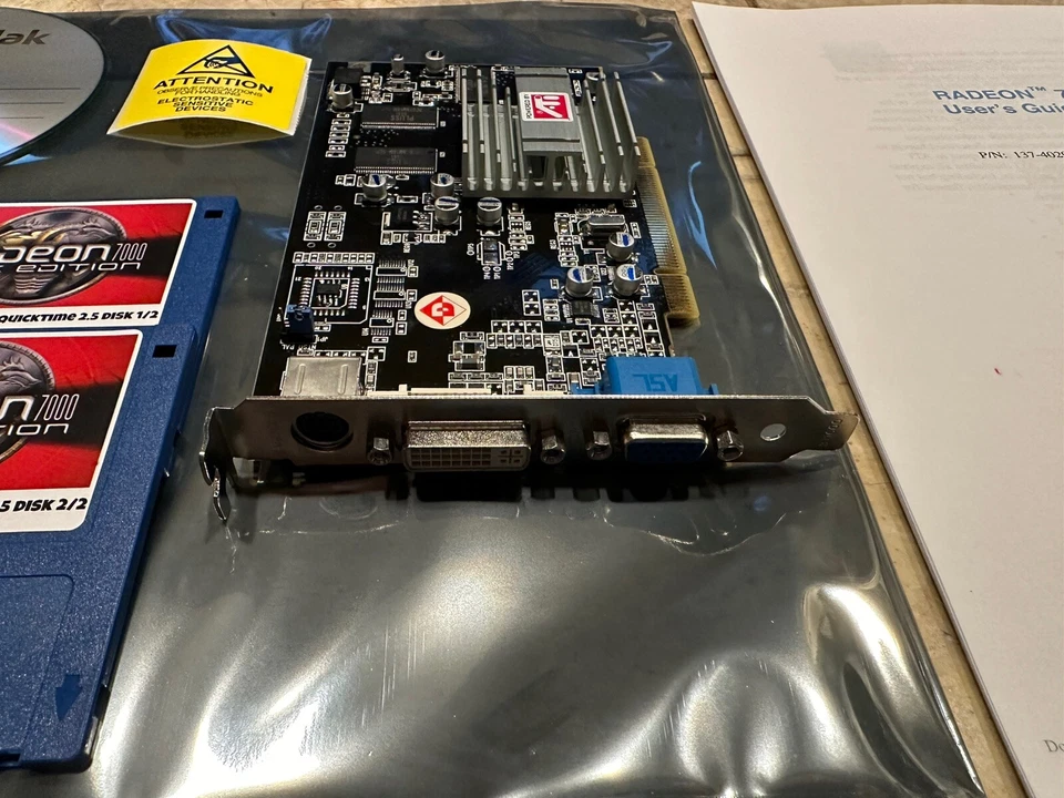 Vintage Apple Macintosh Computer ATI Radeon 7000 PCI Mac Edition 64mb Video Card - Image 2 of 4