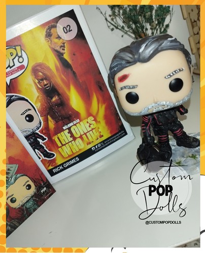 PRE ORDINE The Walking Dead The Ones Who Live Rick Grimes Custom Funko Pop - Picture 6 of 17