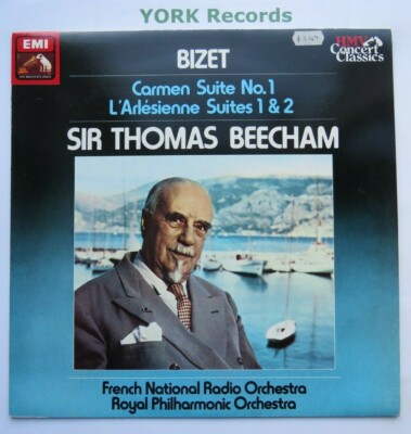 SXLP 30276 - BEECHAM - Carmen / L'Arlesienne BEECHAM French NRO - Ex LP Record
