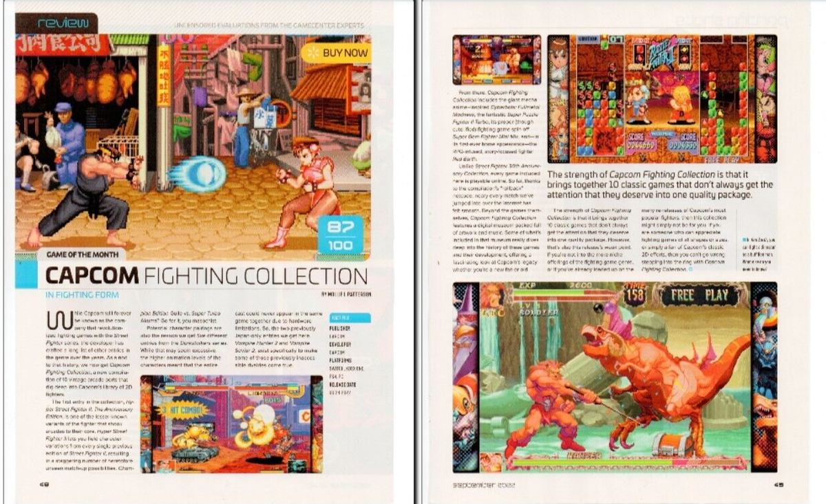 2022 Capcom Fighting Collection Switch Review 2 PG Video