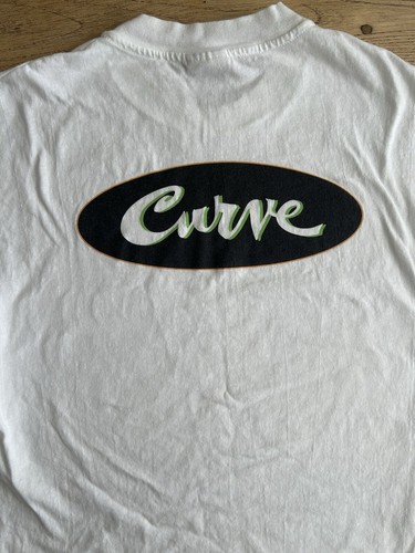 Vintage 1990s Curve Cologne Perfume Fragrance T Shirt Promo Sz L Single Stitch - Picture 6 of 6