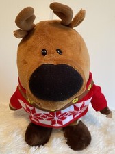 Animated Christmas Reindeer Moose Sings Moves To Song Timber Preowned