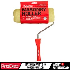 ProDec 9" Inch Masonry Padded Roller Sleeve & Frame Brickwork Paint Trade Roller