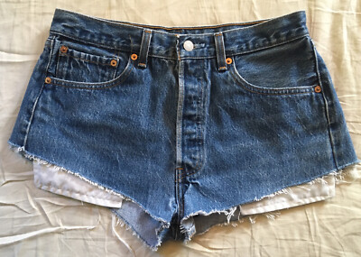 Vintage Levis Mens Womens Cut Off Jean 