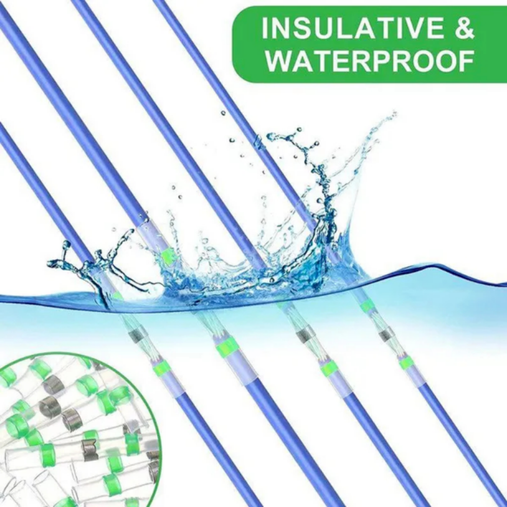 500PCS Marine Grade Heat Shrink Solder Seal Butt Splice Wire Connectors Terminal