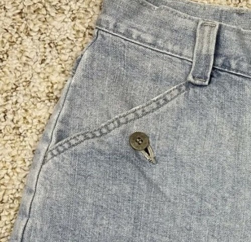 Riders Authentic Cute Women's 100% Cotton Denim High Rise Shorts 32x6 - Picture 13 of 20