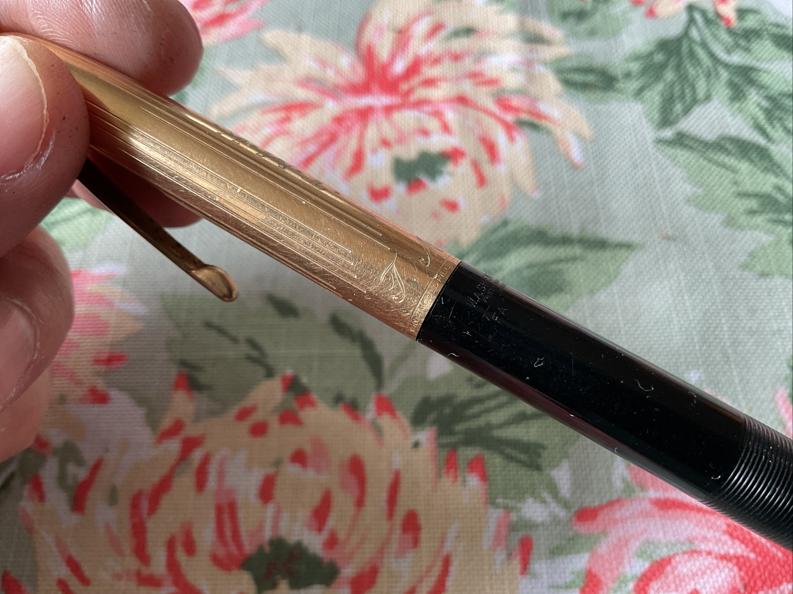 Vintage W. A. Sheaffer 14 K Gold Filled Continuous Twist Pencil Fort Madi Ref15