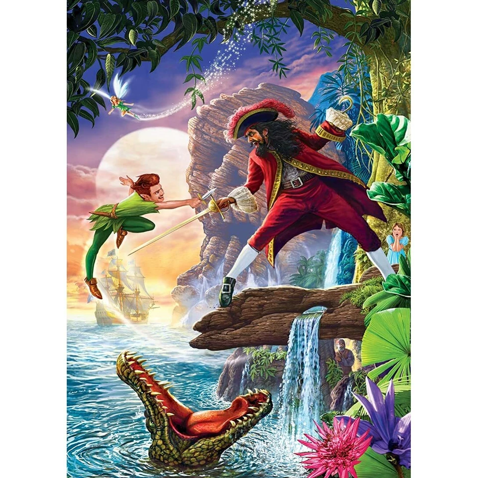 Peter Pan (Classic Fairy Tales) 1000 piece jigsaw puzzle 680mm x 489mm (mpc) - Image 2 of 2