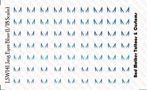 Star Wars Blue Jaig Eyes Waterslide Decals im Maßstab 1:18