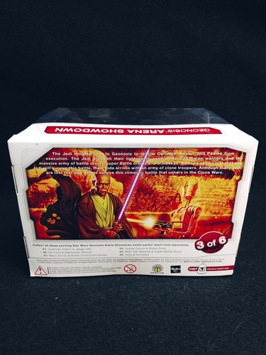 Star Wars Legacy Arena Showdown 3 of 6 Mace Windu & Battle Droid Commander - Picture 3 of 3