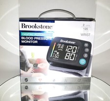 Brookstone Digital Automatic Wrist Blood Pressure Monitor Heart Rate 2 Users