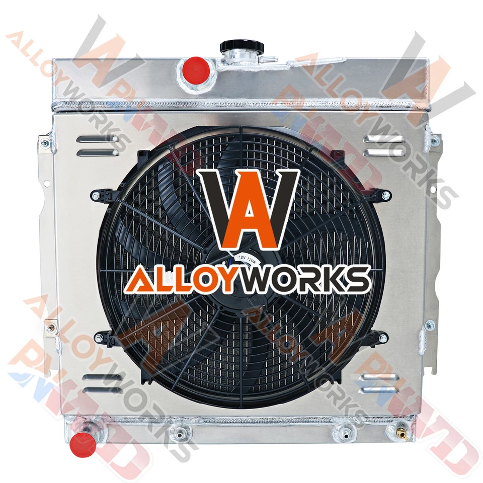 Ventilador de cubierta de radiador de 4 filas para Dodge Dart Mopar Charge/Plymouth Fury 1963 1964-69 Foto 2 de 4