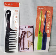 Mixed lot Hair Styling Combs Scunci Claw Hair Clips Assorted Colors