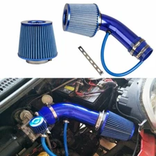 USA Cold Air Intake Filter Induction Kit Pipe Power Flow Hose System Car AM