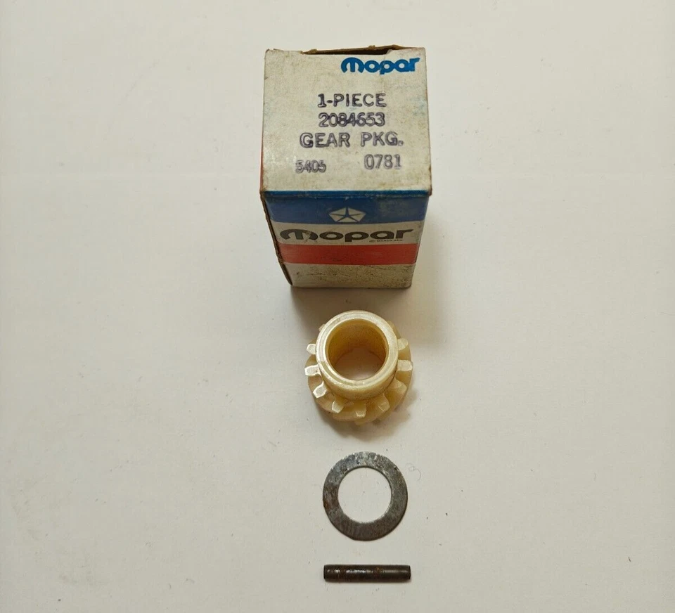 1960-1976 Plymouth Dodge Distributor Drive Gear & Pinion 6 Cylinder 2084653 NOS - Image 4 of 4