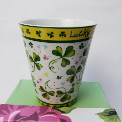 Empire City Casino Coffee Mug Lucky Shamrocks St Patrick's Day Yonkers Raceway