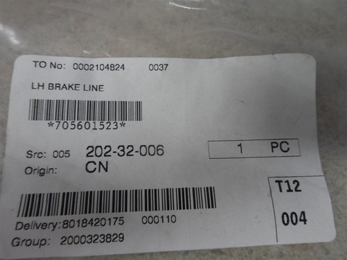NOS OEM CAN AM Left Front Brake Line 2017 OUtlander 450-1000 705601523 - Picture 6 of 7