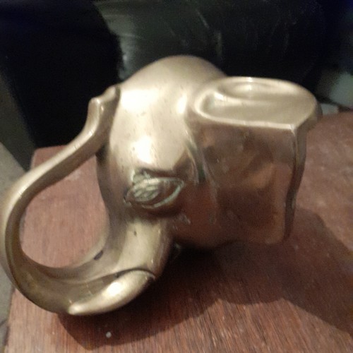 Brass Elephant Heads, Bar Rail ,Holders, Brackets ,tube brass rails fixings , - Picture 2 of 17