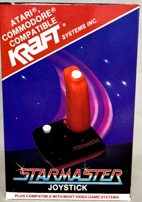 Brand New in BOX! Vintage Commodore/Atari - KRAFT STARMASTER Joystick Controller