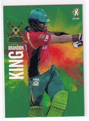 2019 Tap N Play CPL Cricket Card * BRANDON KING * WEST INDIES * GUYANA * ROOKIE