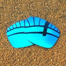 US Polarized Lenses Replacement for-OAKLEY Sliver Sunglasses - Ice Blue Mirror
