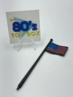 USS Flagg Aircraft American & G.I. Joe Flag Pole 1985 Vintage Action Figure