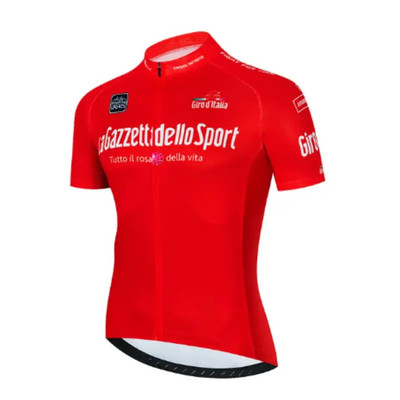 Radtrikot Herren Kurzarm Italien Rennrad Cycling Oberteil Pink
