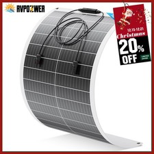 100W Watt 12V Mono Flexible Solar Panel 12BB Car Boat Home Rooftop Caravan RV US