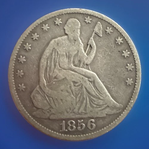 1856-O Seated Liberty Half, Extra Fine Condition From Old Collection Fast S&H 24