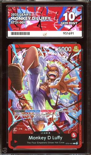 Monkey.D.Luffy (Parallel) graded ACE 10 for sale on eBay