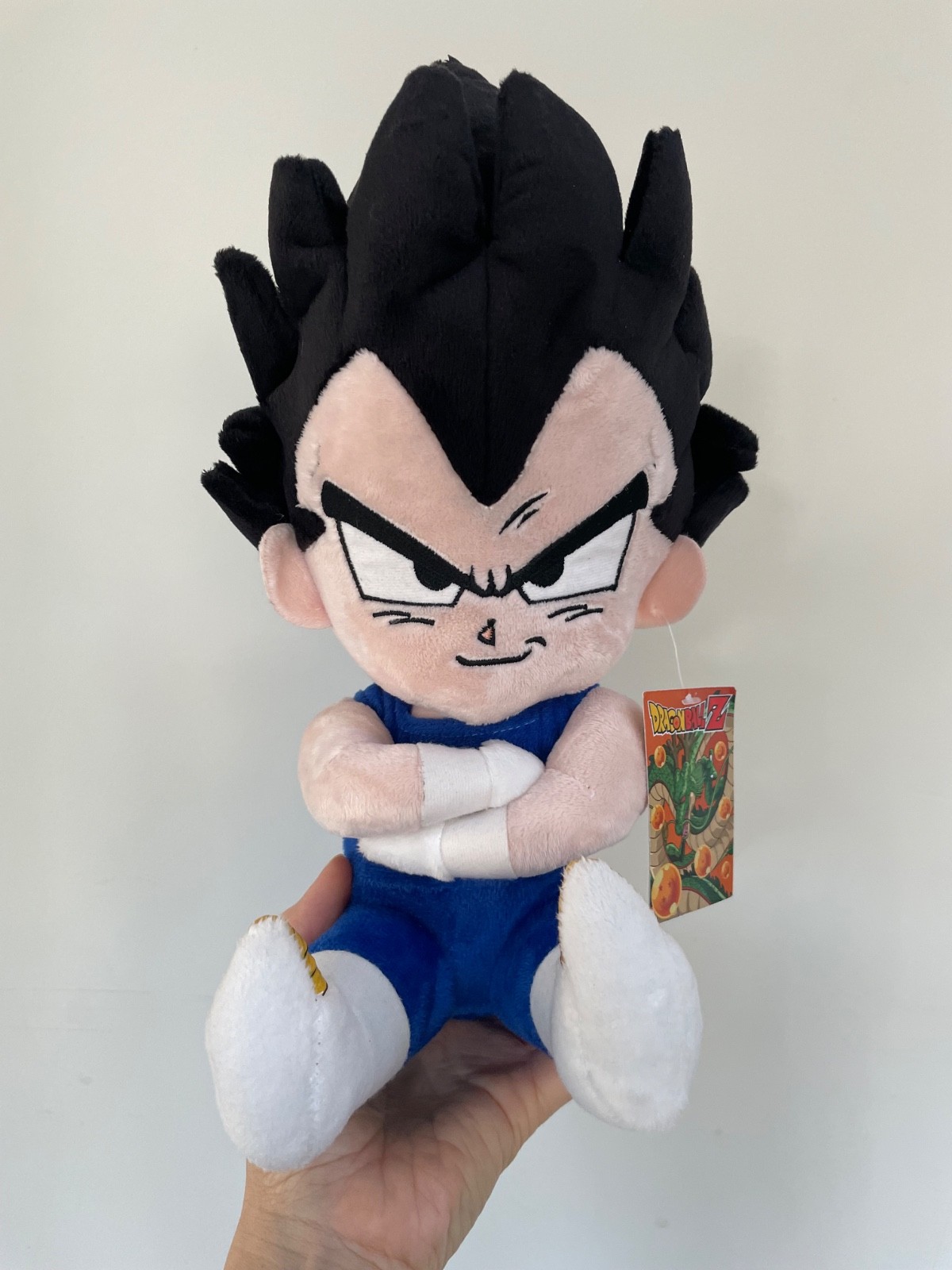 Auténtico juguete suave de peluche Toei Animation Dragon Ball Z Vegeta 12""