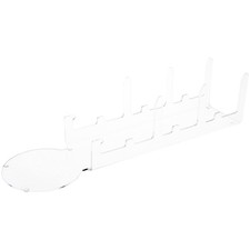 Plymor Clear Acrylic 5 Piece Place Setting Display Stand, 3.375" x 4" x 14.25"