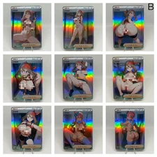 Pokemon Anime Waifu ACG DIY Trainer Art Card