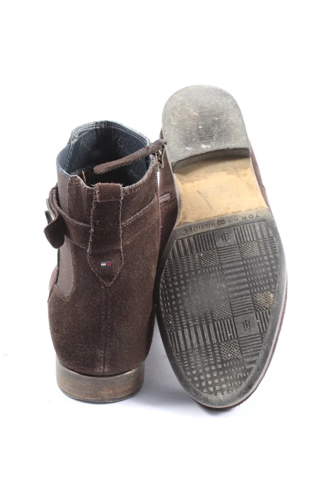 TOMMY HILFIGER Botas con cremallera Mujeres Botines Talla EU 37 marrón - Imagen 2 de 4