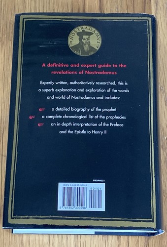 Nostradamus: The Complete Prophecies. John Hogue. 1997 Hardcover. 961 Pages! - Foto 2 di 24