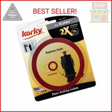 Korky 435BP Universal Toilet Flush Valve Seal Kit - Replaces American Standard p