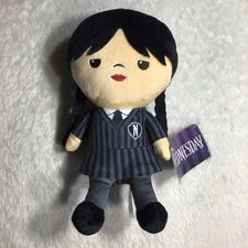 Wednesday Addams 10” Collectable Plush Doll MGM 2024 Release NWT