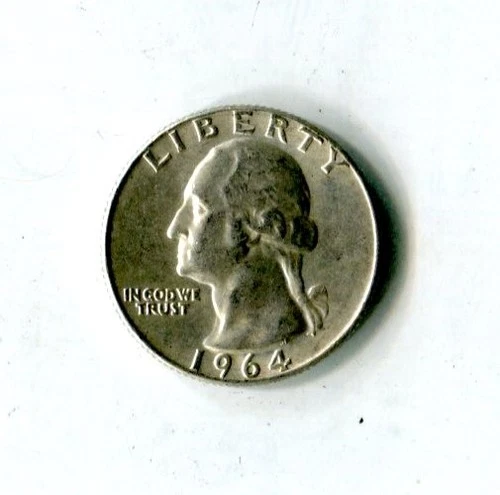 1964-D Washington Quarter 90% Silver | Uncertified Circulated