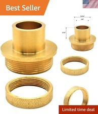 Durable 51/64 Inch Router Template Guide with Secure Lock Nut for Precise Cuts