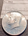 1964P Kennedy Half Dollar, Contains 90% Silver, NMM, #1033