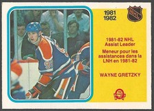 1982-83 O-Pee-Chee Wayne Gretzky Assist Leader #240 NEAR MINT+